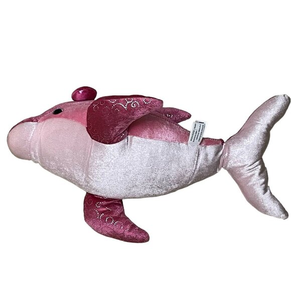 Aurora World Stuffed Plush Animal Toy Dolphin Pink 16" - Picture 3 of 7